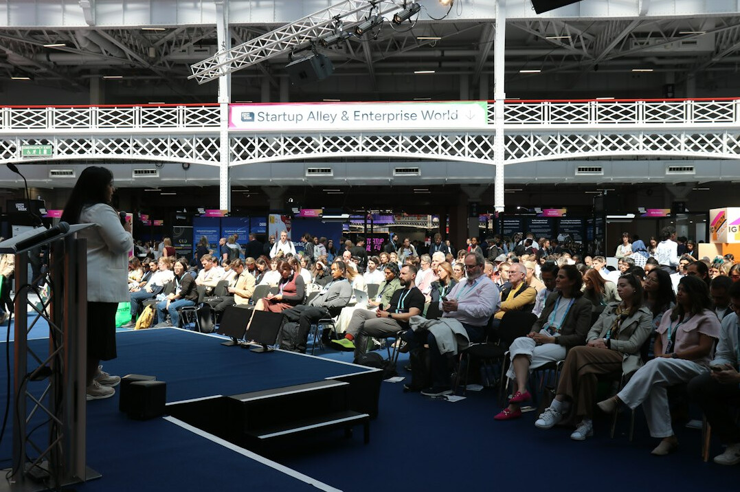 business presentation stage